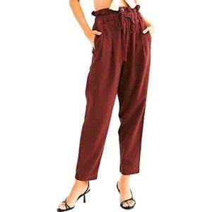 Free People Margate cord pants in ginger bread